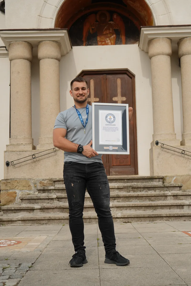 Davor Ćajić, Ginisov rekorder i personalni trener — Vital Natural